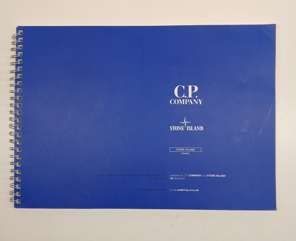 Cp Company Stone Island A/W 04 Look Book Catalogue Brochure Vintage 72 pages  - Image 1 of 4