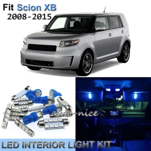 8x Premium Blue LED Interior Lights Kit For 2008-2015 Scion XB - Picture 1 of 9