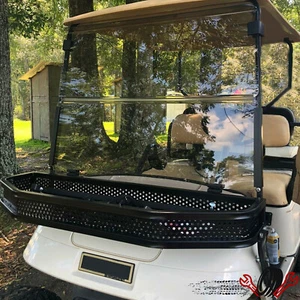 Heavy Duty Front Clay / Cargo Basket for EZGO TXT Golf Cart w/ Mounting Brackets - Picture 1 of 12