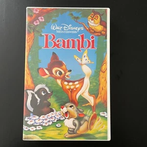Bambi Walt Disney Meisterwerk mit Hologramm VHS Kassette - Bild 1 von 4