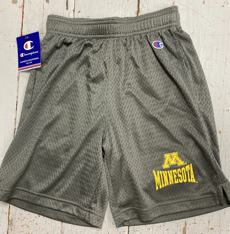 MINNESOTA GOLDEN GOPHERS Youth Athletic Mesh Shorts Medium Licensed NWT Cover