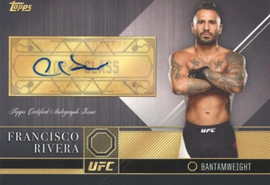 TOPPS 2016 UFC TOP OF THE KLASSE FRANCISCO RIVERA #TCA-FR AUTOGRAMMKARTE - Bild 1 von 2