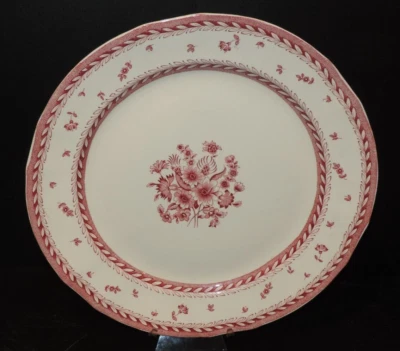 ARABIA OF FINLAND FINN FLOWER RED PATTERN 13 3/4" CHOP PLATE PLATTER - Image 1 of 4