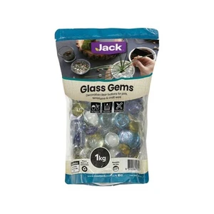 4 X Whites Glass Gems are designed to enhance pots and ornaments as a decorativ - Picture 1 of 1