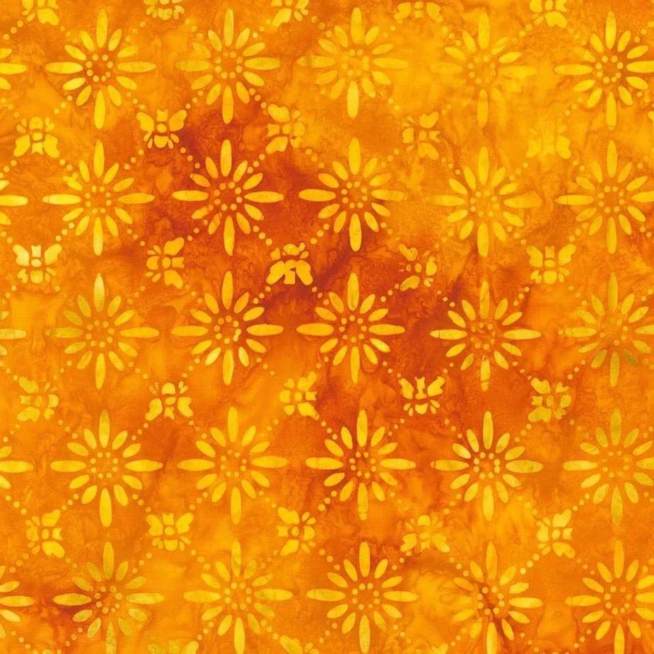 Batiks artesanales Robert Kaufman AMD-22517-145 papaya por pieza tela de acolchado de algodón Foto 1 de 1