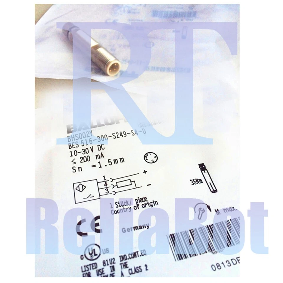 New BALLUFF BES 516-300-S249-S4-D BHS002Y Pressure-rated Inductive Sensors - Image 1 of 1