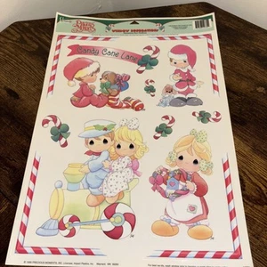 Neu aus altem Lagerbestand Vintage Precious Moments Fensterdekoration Weihnachten Urlaub klassische Klammern - Bild 1 von 7