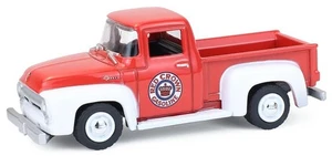 GREENLIGHT, FORD F-100 1954 rosso e bianco RED CROWN GASOLINE della serie BLU... - Foto 1 di 1