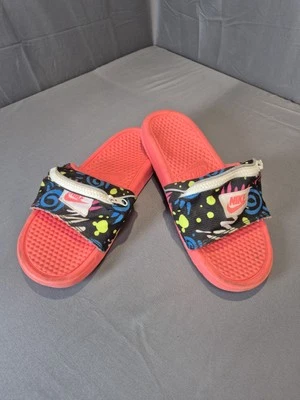 Nike Benassi JDI Riñonera Slide Para Hombre Talla 9 Rosa Neón CJ2967-600 Sin Caja Foto 1 de 4