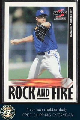 Roger Clemens 1997 Score Rock and Fire #525 Toronto Blue Jays - Image 1 of 2