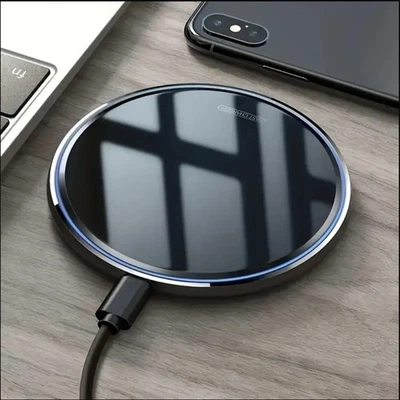 15W, Max Wireless Fast Charging Pad for Samsung, Phone Buds, iPhone, AirPods. - Image 1 of 4