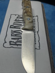 Bark River Knives Bravo EDC in Elmax Steel Sheephorn Elmax - Picture 1 of 20
