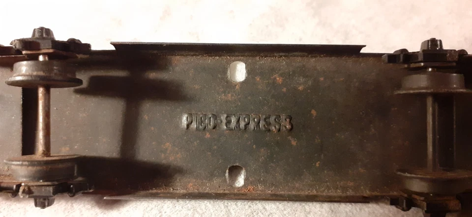 PICO-EXPRESS Flachwagen 2achser Drehgestelle aus d. 50er Jahren, s. gut erhalten - Bild 1 von 4