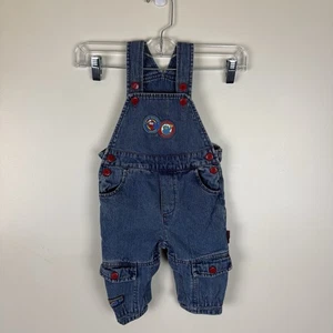 Vintage 2004 Sesamstraße Overall Baby 6-9 Monate Elmo & Krümelmonster - Bild 1 von 7