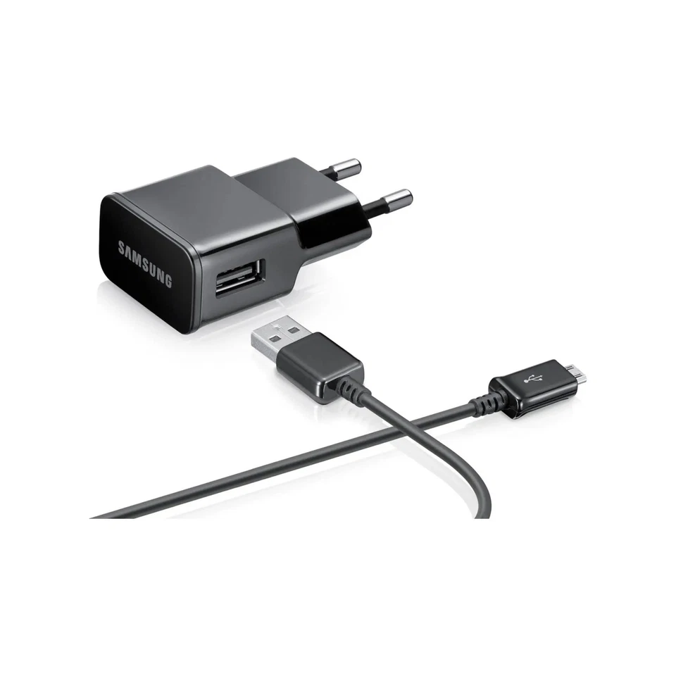 Samsung ETA-U90EBE Ladegerät 10W inkl. Ladekabel Micro-USB Schwarz Netzteil - Bild 1 von 3