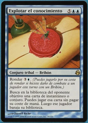 Knowledge Exploitation Morningtide (SPANISH) NM Blue Rare CARD (179195) ABUGames - Image 1 of 2