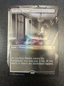Godless Shrine (Borderless) Ravnica: Clue Edition Foil 0276 NM JL - Picture 1 of 10