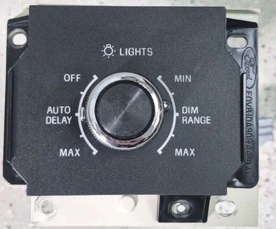 Interruptor de faros 80-89 Lincoln Town Car Mark VI retardo de atenuación automático Ford Mercury Foto 1 de 4