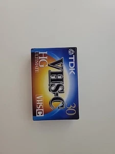 TDK VHS-C HG Ultimate 30 Camcorder Cassette Blank Recording Tape - Picture 1 of 4