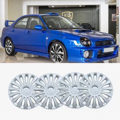16" Hubcaps Wheel Cover Set of 4 Snap On R16 Tire Steel Rims For Subaru Impreza Foto 1 de 4