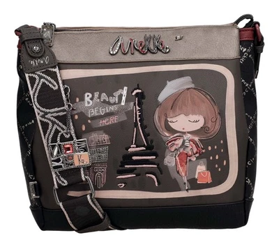 Anekke Mademoiselle 3 Compartment Crossbody Bag Umhängetasche Multicolor Neu