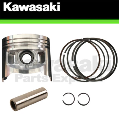 NEW 2002-2009 KAWASAKI KLX110 PISTON KIT COMPLETE (PISTON, PIN, RINGS, CIRCLIPS) - Image 1 of 4