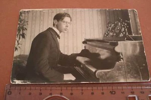 grande vecchia cartolina Paul Pressnikoff - Tallinna - 1926 Estonia - autografo originale - Foto 1 di 2