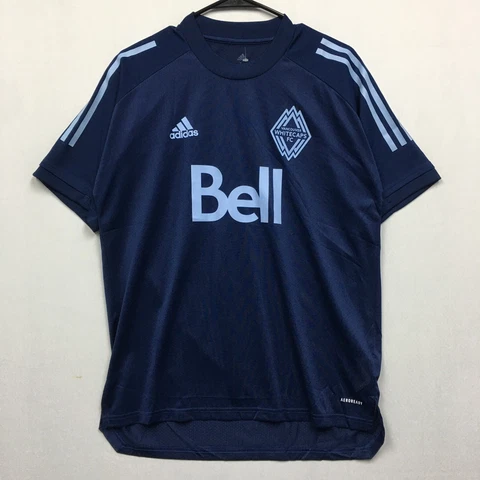 Adidas VC Whitecaps Bell Jersey (Men's Size M) Navy Blue Soccer Jersey Cover