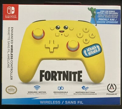 PowerA Enhanced Wireless Controller Fortnite Nintendo Switch (Peely) + Pickaxe - Image 1 of 4