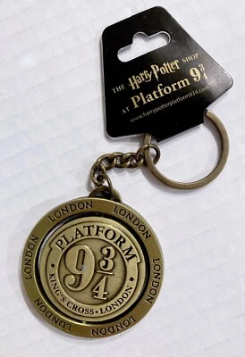 Spinning Harry Potter Keychain Shop Platform 9 3/4 King's Cross London Witchcore - Image 1 of 4