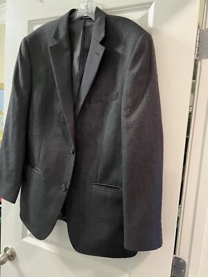 Куртка блейзер мужская American Living 40R серая в тонкую полоску - Изображение 1 из 4