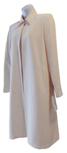 DAVID EMANUEL COLLECTABLES WHITE LONG SUIT COAT SZ 8 - Picture 1 of 5