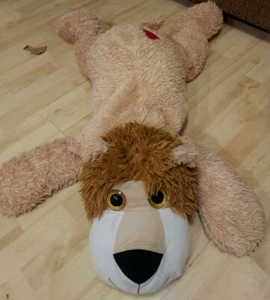 GIANT Plush Lion Best Made Toys Super Soft Stuffed Animal Tan Doll Jumbo 42" Big - Picture 1 of 2