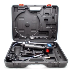 Pistola de grasa eléctrica portátil herramienta de llenado de aceite con botón de bloqueo digital 10000PSI - Imagen 1 de 11