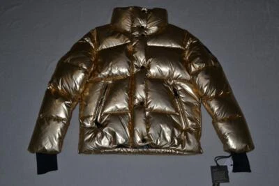 AUTÉNTICO SAM. CHAQUETA ACOLCHADA DE PLUMÓN ANDI NUEVA YORK DORADA TODAS LAS TALLAS NUEVA Foto 1 de 4