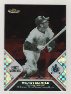 2006 Finest Mickey Mantle Moments Red X-fractors #11 New York Yankees ###/250 - Picture 1 of 1