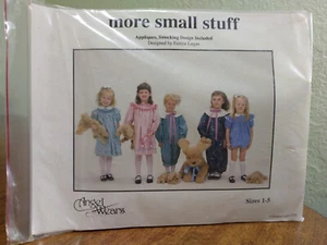 "More Small Stuff" ©1990 Angel Wears Schnittmuster Eunice Logan 1-5 Smocking - Bild 1 von 7
