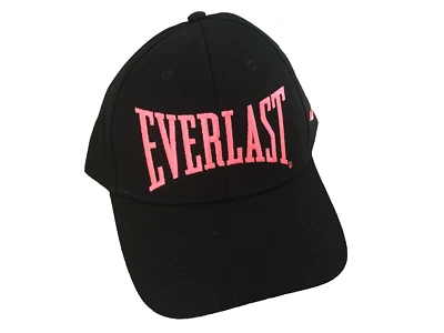 Nuevo con etiquetas Gorra Everlast Negra Fluro Melocotón Logo Estilo Camionero Talla Adulta Pico Foto 1 de 3