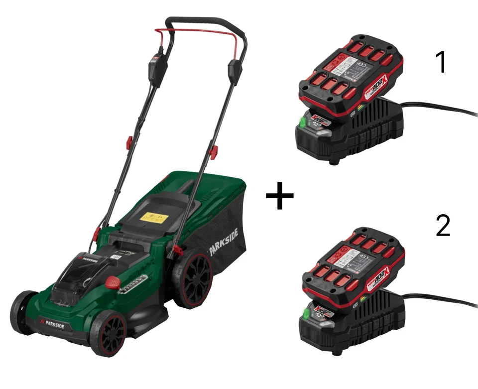 PARKSIDE PRMA 40-Li D2 Akku-Rasenmäher 40V – Solo – ohne Akku & Ladegerät
