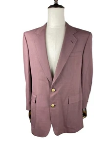 Jack Nicklaus Mens 42 L Dusty Rose Wool Blend Sport Coat Blazer Jacket Single Br - Picture 1 of 19