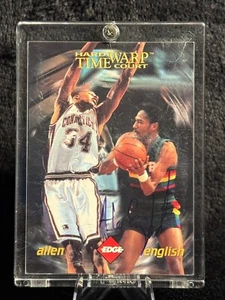 1996 Edge - Hard Court Time Warp Ray Allen Alex English Auto /1000 #TW2 - Picture 1 of 3