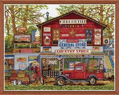 Design Works Crafts Open for Business Counted Cross Stitch Kit - Image 1 of 2