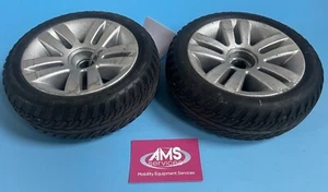 TGA Eclipse 4mph Mobility Scooter Rear Wheels & Solid Tyres - Parts - Picture 1 of 12