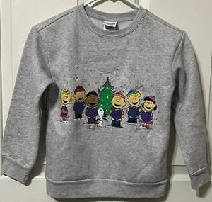 Peanuts Kid's Charlie Brown Light-Up Holiday Crewneck Sweatshirt - Medium size - Picture 1 of 6