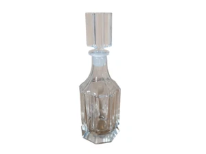 Belfor Crystal Perfume Bottle 7" Decanter Bohemian Lotions Potions Cruet 1970s - Picture 1 of 20