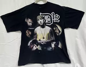 Vintage D12 EMINEM T Shirt Rap Tee Black M Hip Hop 50 Cent Bizarre Dirty Dozen M - Picture 1 of 20
