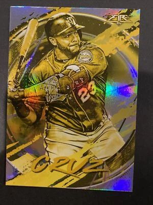 2020 Topps Fire Gold Minted #147 Nelson Cruz - Image 1 of 4