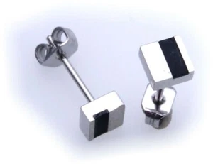 Pendientes de acero inoxidable mate Hardwear by Landmesser - Imagen 1 de 2