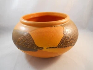 VINTAGE MID CENTUEY ROYAL HAEGER POTTERY - LAVA EARTH WRAP POT - Picture 1 of 7