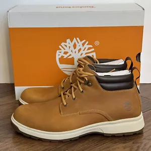 Timberland Herren Atwells Ave Wasserdicht Chukka Stiefel Größe 10 Weizen Braun Leder - Bild 1 von 18